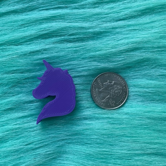 Unicorn Straw Topper - Picture 2 of 3